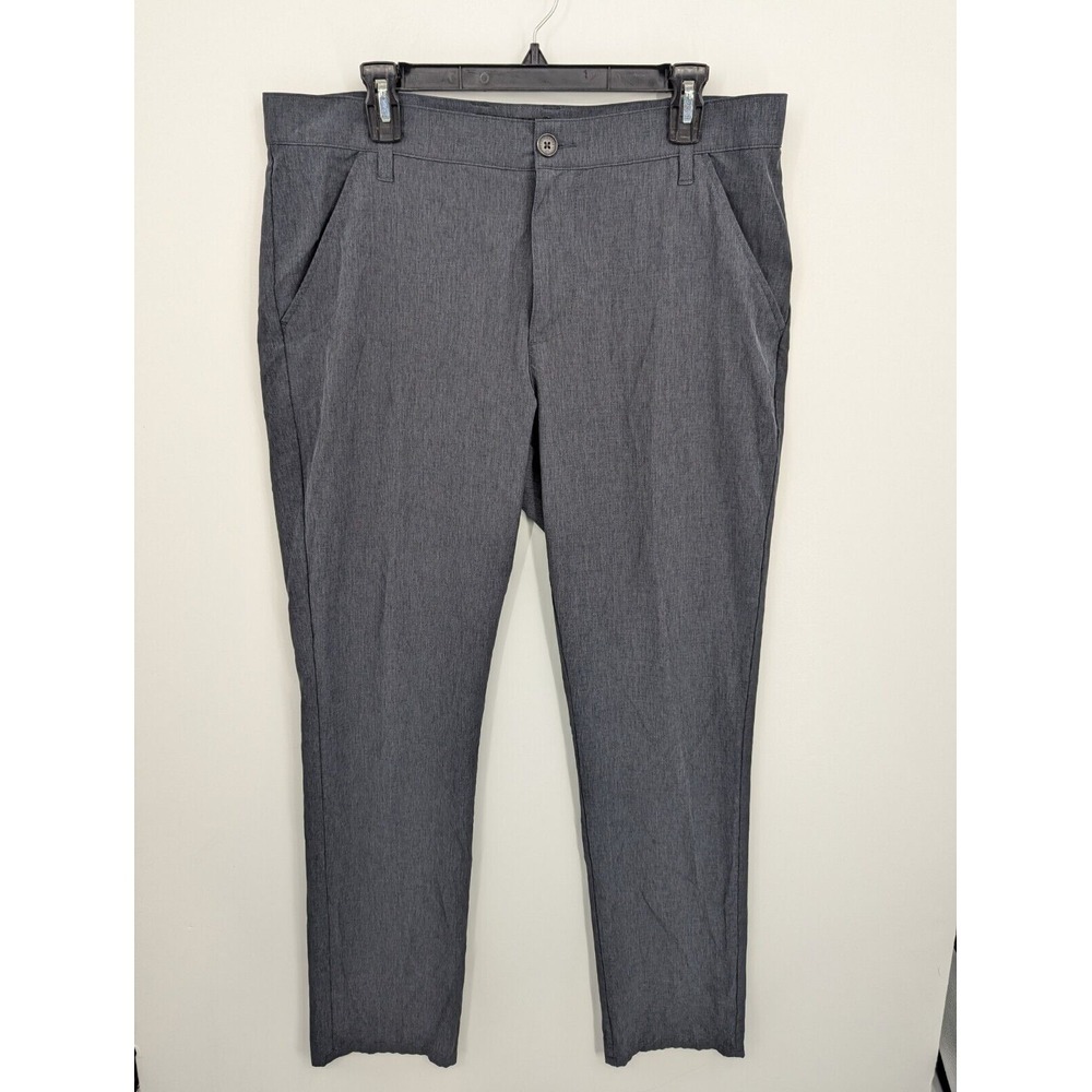 Travis Mathew Men's Charcoal Gray Performance Stretch Golf Chino Pants, 36 x 33